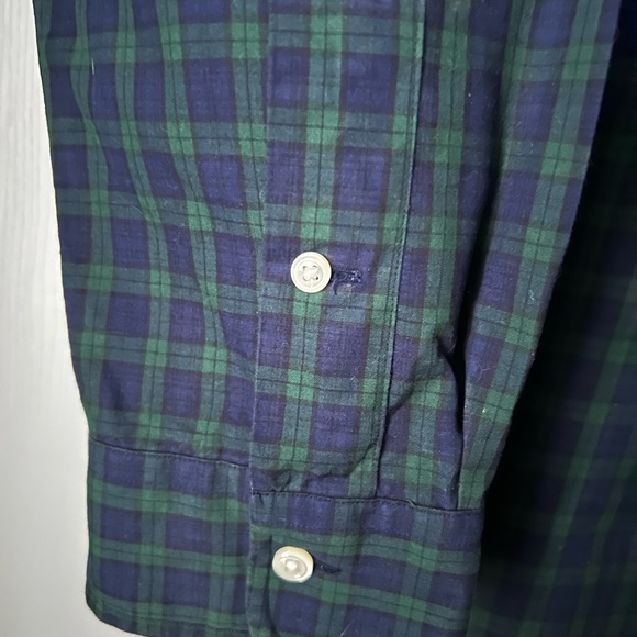 Men’s Polo by Ralph Lauren plaid button down shirt. Size 17/43 - Picture 3 of 5